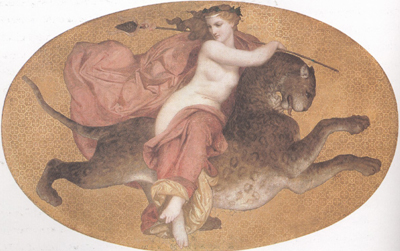 Adolphe William Bouguereau Bacchante on a Panther (mk26)